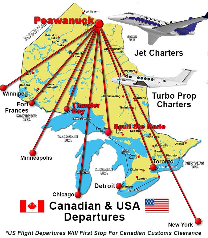Peawanuck Charter Flights